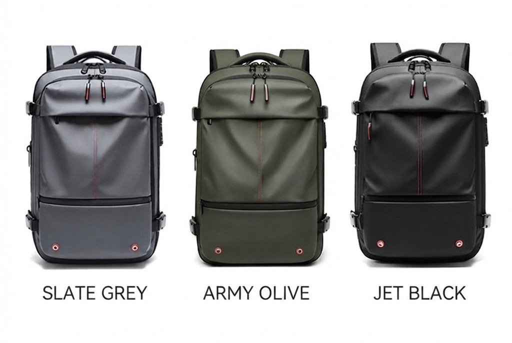 colorway chart naming slate grey, army olive and jet black