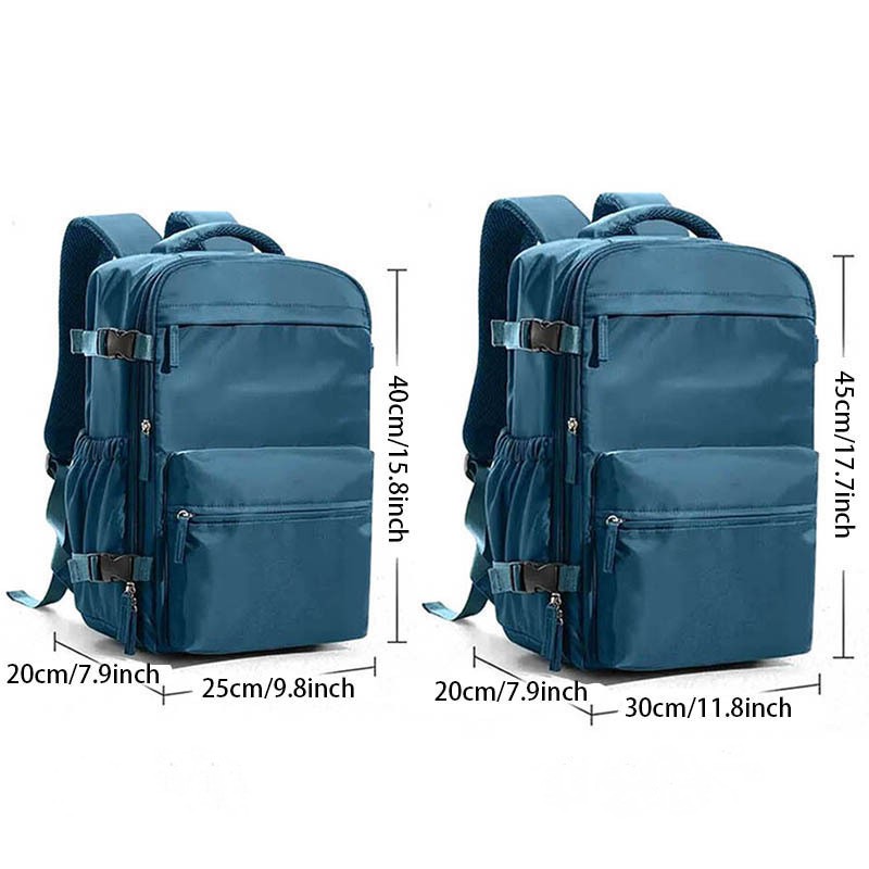 carry-on size compliance chart, 42x29x15cm standard dimensions