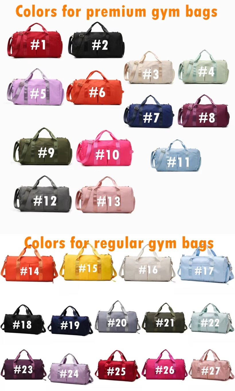 Waterproof Large Capacity Travel Duffel Gym Bags Wet and Dry Separation Yoga Sports Fitness Bag with Shoe Compartment detail image