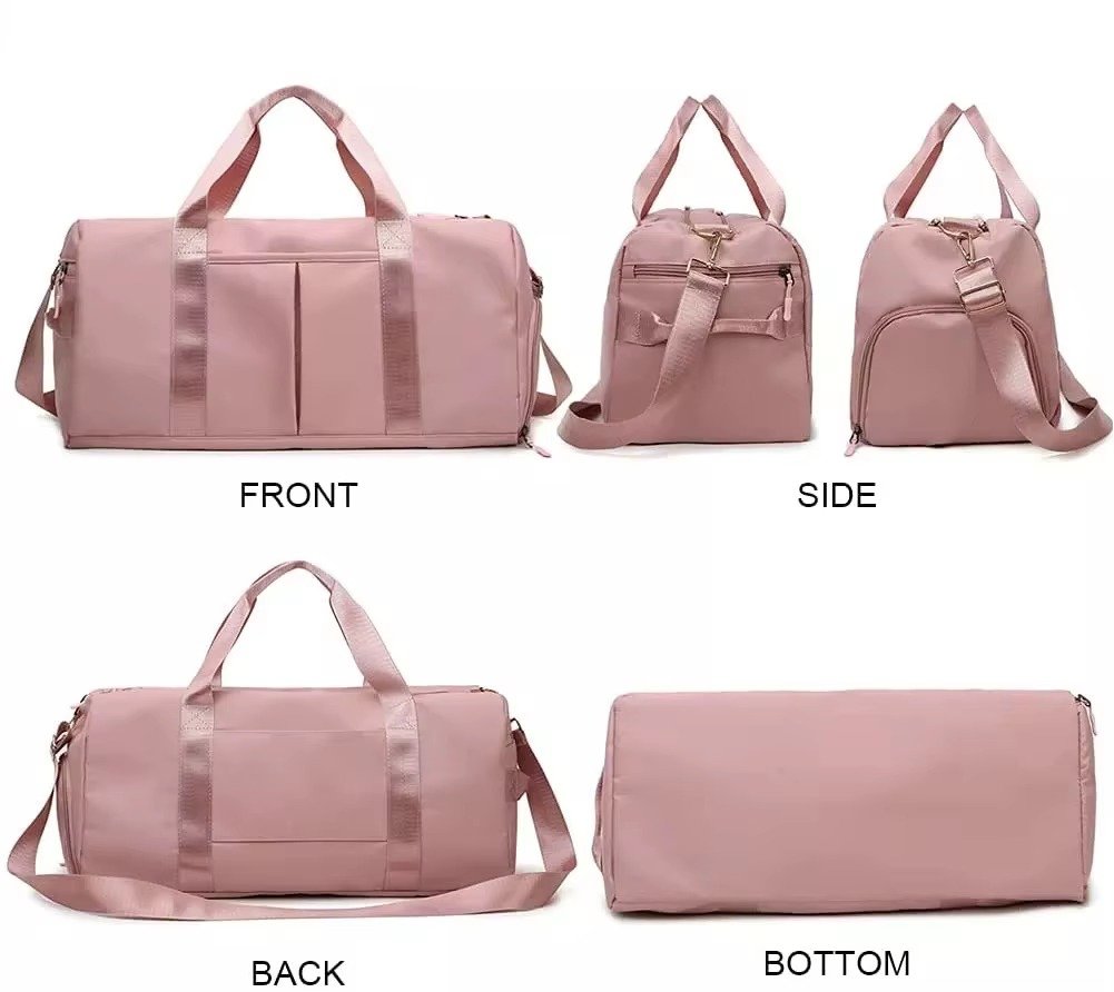 Waterproof Large Capacity Travel Duffel Gym Bags Wet and Dry Separation Yoga Sports Fitness Bag with Shoe Compartment detail image