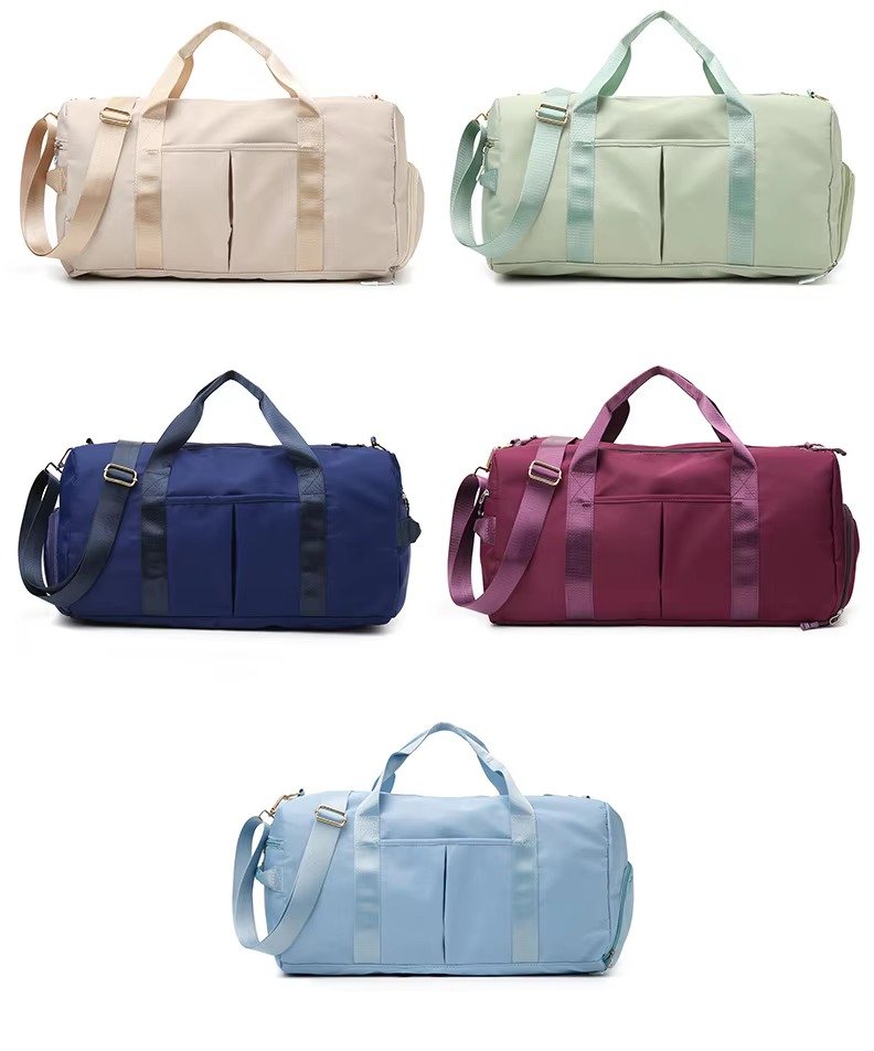 Waterproof Large Capacity Travel Duffel Gym Bags Wet and Dry Separation Yoga Sports Fitness Bag with Shoe Compartment detail image