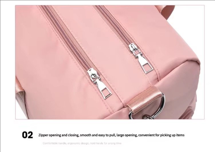 Waterproof Large Capacity Travel Duffel Gym Bags Wet and Dry Separation Yoga Sports Fitness Bag with Shoe Compartment detail image