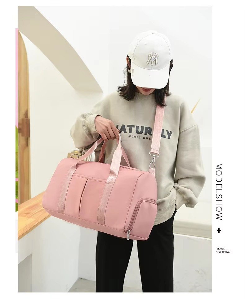 Waterproof Large Capacity Travel Duffel Gym Bags Wet and Dry Separation Yoga Sports Fitness Bag with Shoe Compartment detail image
