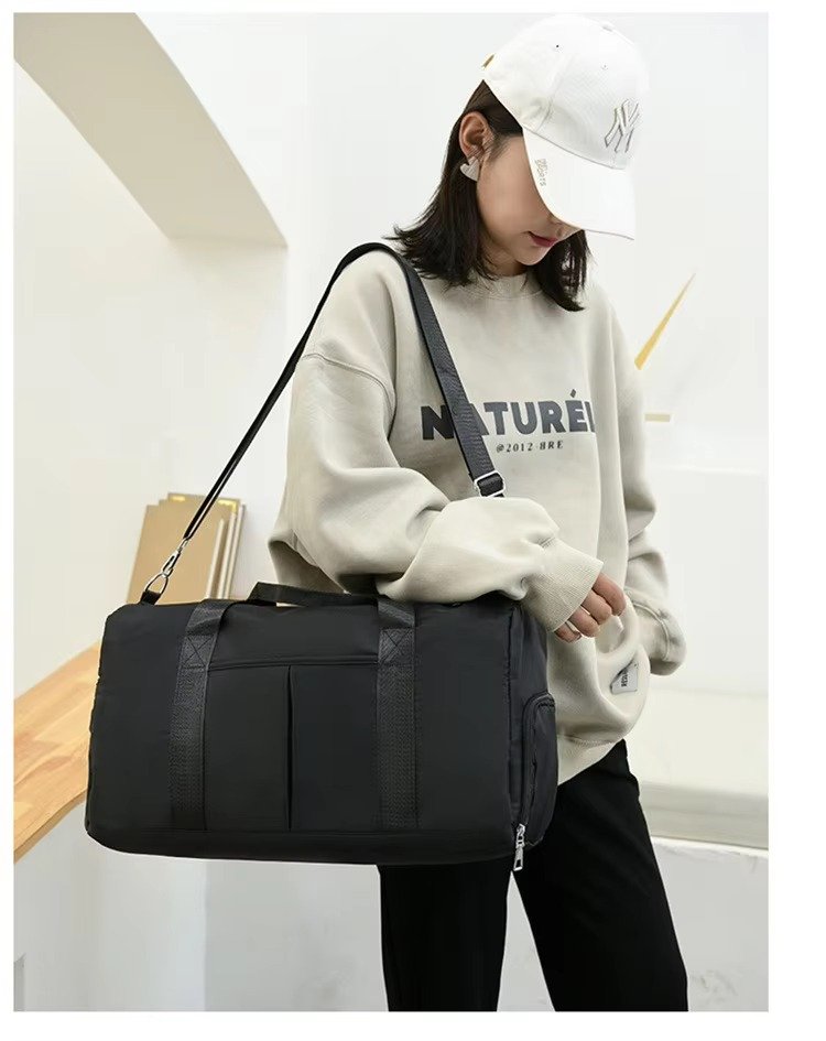Waterproof Large Capacity Travel Duffel Gym Bags Wet and Dry Separation Yoga Sports Fitness Bag with Shoe Compartment detail image