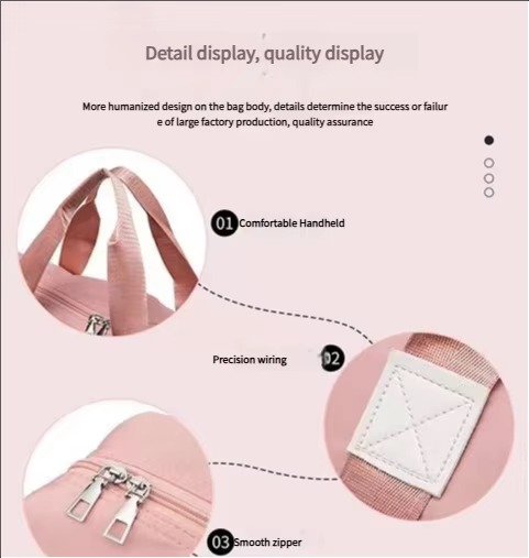 Weekend Tote Duffle Bag with Shoe Compartment Sports Fitness Yoga Duffle Bag Wet/Dry Separation Travel Luggage Bags detail image