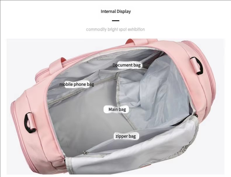 Dry Wet Separation Oxford Weekend Travel Duffel Bag product detail