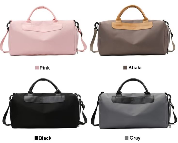 Waterproof Dry Wet Separation Oxford Sports Travel Lightweight Duffel Bag product detail