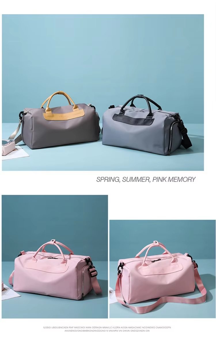 Waterproof Dry Wet Separation Oxford Sports Travel Lightweight Duffel Bag product detail