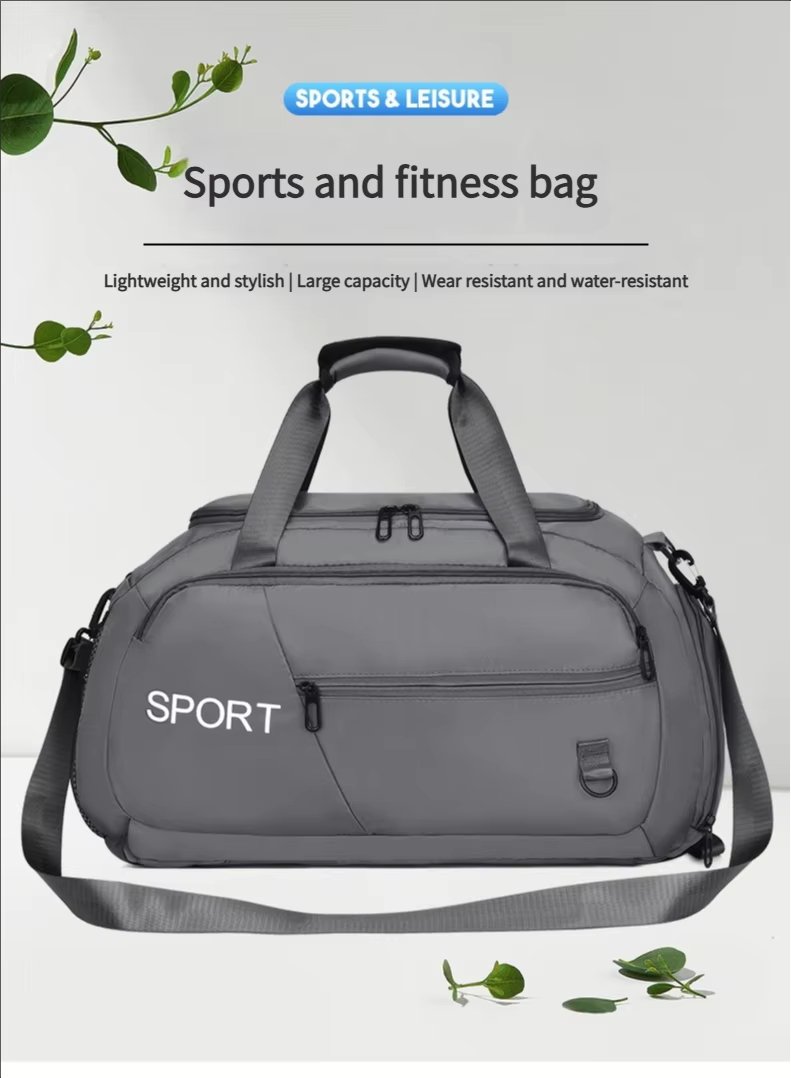 Oxford Waterproof Large Capacity Shoe Compartment Lightweight Multi-function Duffel Backpack - product detail