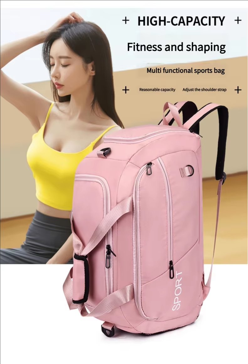 Oxford Waterproof Large Capacity Shoe Compartment Lightweight Multi-function Duffel Backpack - product detail