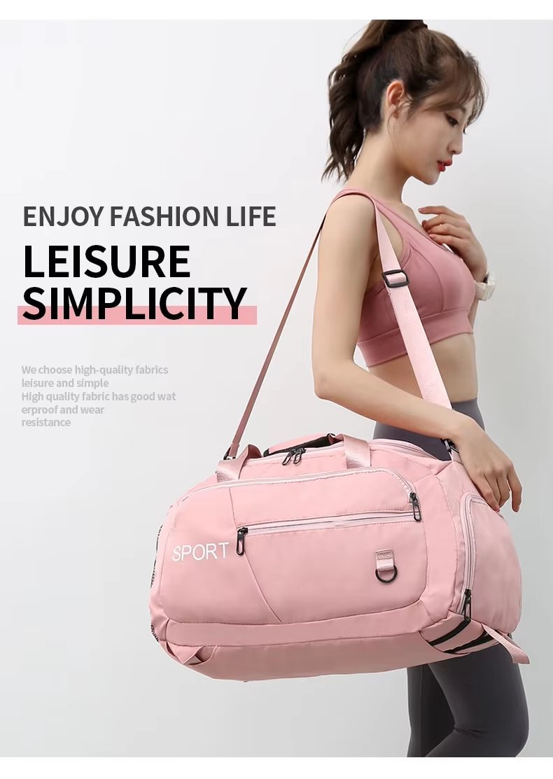 Oxford Waterproof Large Capacity Shoe Compartment Lightweight Multi-function Duffel Backpack - product detail