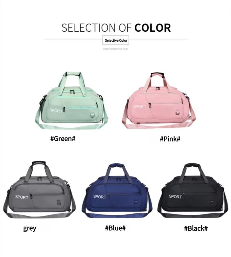 Oxford Waterproof Large Capacity Shoe Compartment Lightweight Multi-function Duffel Backpack - product detail