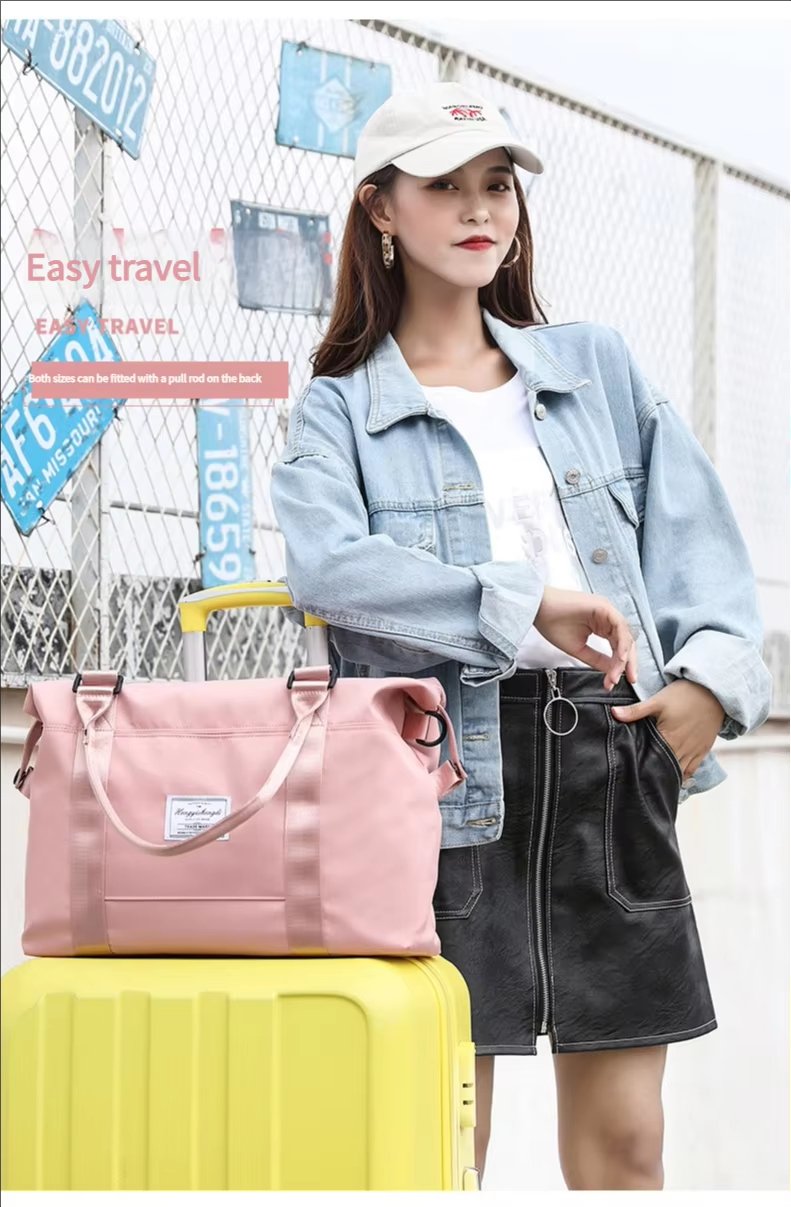 Waterproof Oxford Weekend Travel Carry-On Duffel Bag product detail