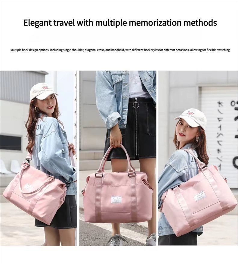 Waterproof Oxford Weekend Travel Carry-On Duffel Bag product detail