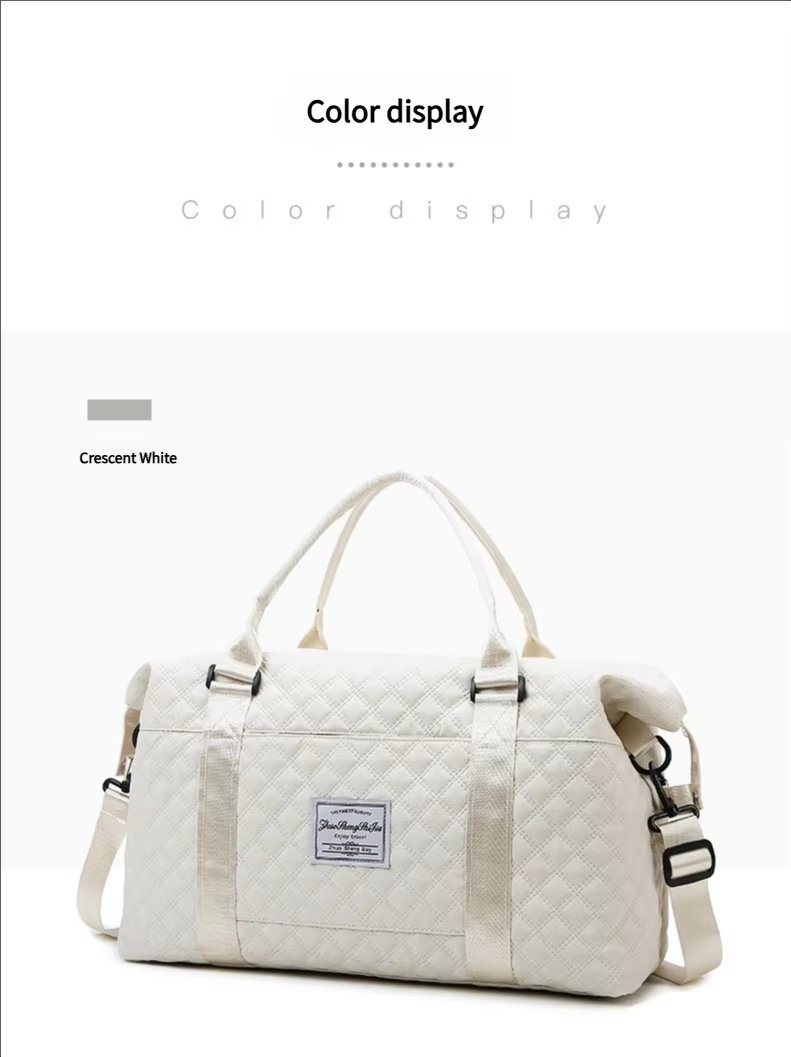 Water-Resistant Dry Wet Separation Oxford Weekend Travel Duffel Bag product detail