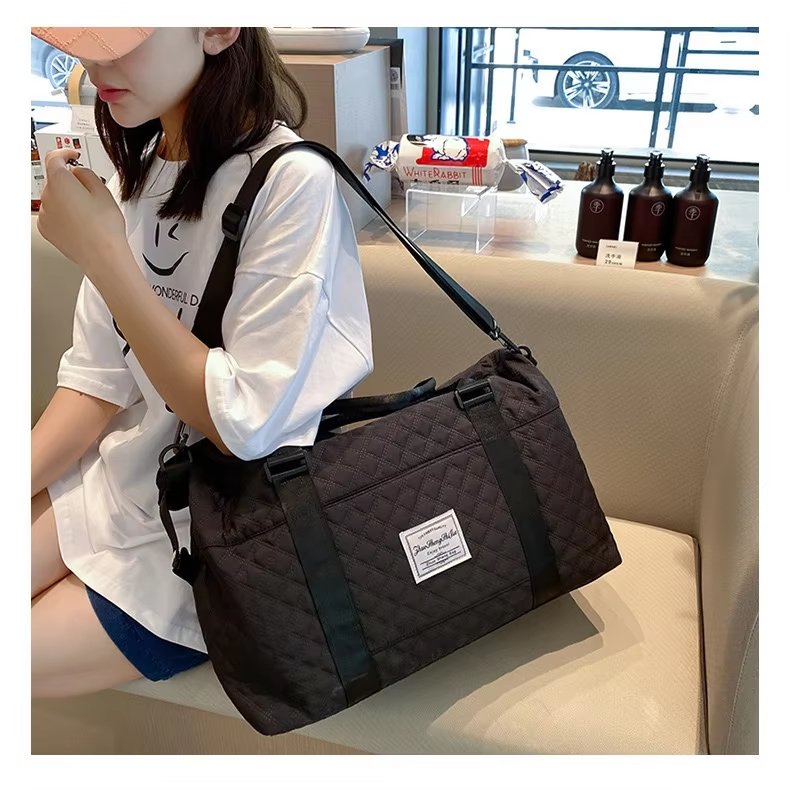 Water-Resistant Dry Wet Separation Oxford Weekend Travel Duffel Bag product detail