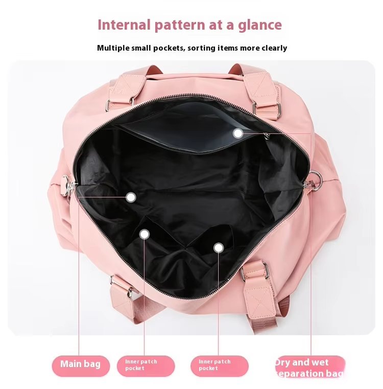 Large Capacity Multi-function Gym Sports Travel Outdoor Handbag Yoga Travel Tote Bag - product detail