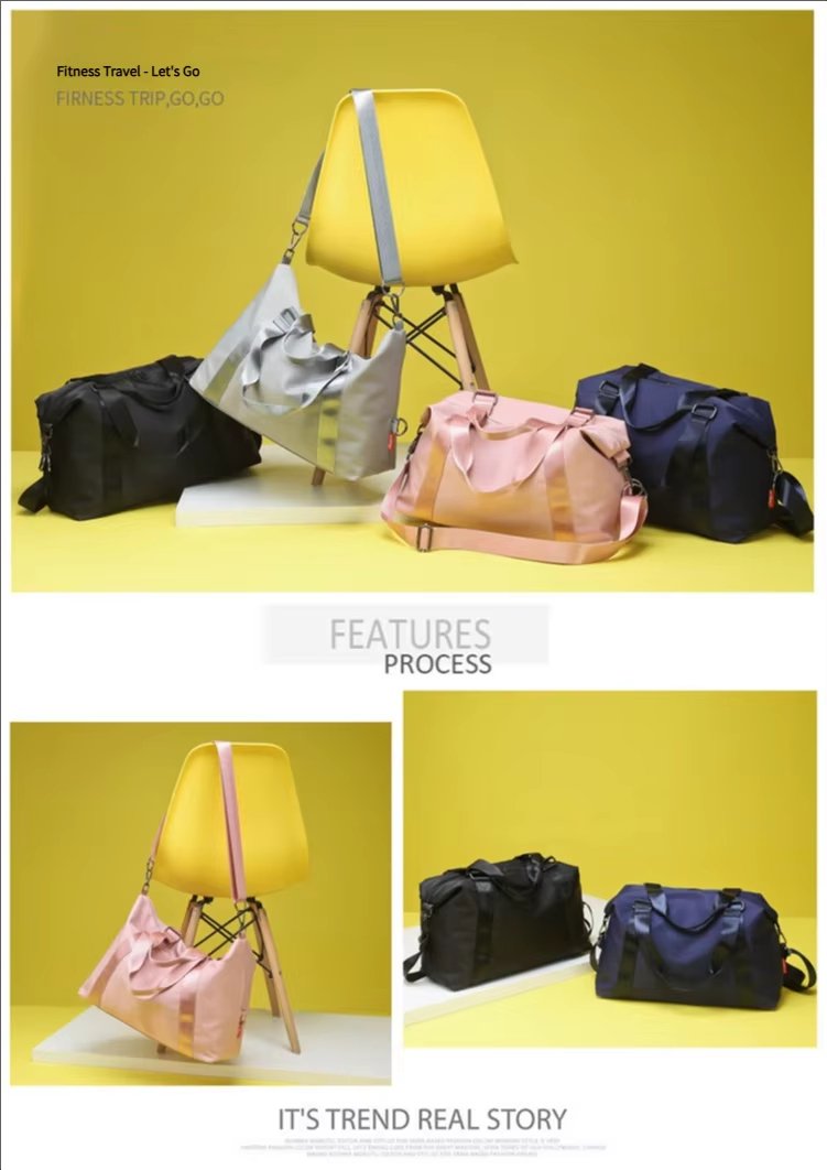 Waterproof Oxford Foldable Large Capacity Duffle Travel Gym Sport Bags Lightweight Overnight Weekend Tote Bag - product detail