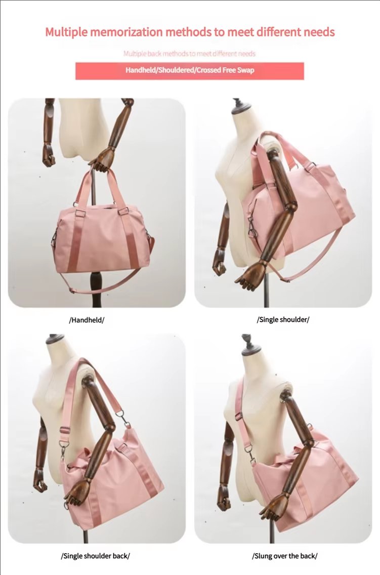Waterproof Oxford Foldable Large Capacity Duffle Travel Gym Sport Bags Lightweight Overnight Weekend Tote Bag - product detail