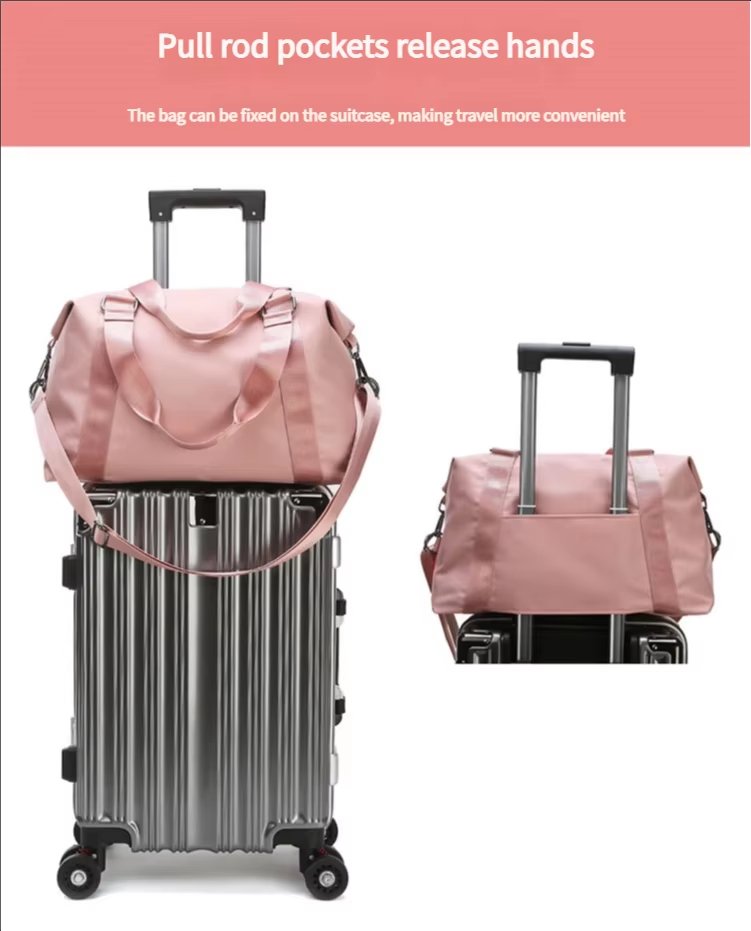 Waterproof Oxford Foldable Large Capacity Duffle Travel Gym Sport Bags Lightweight Overnight Weekend Tote Bag - product detail