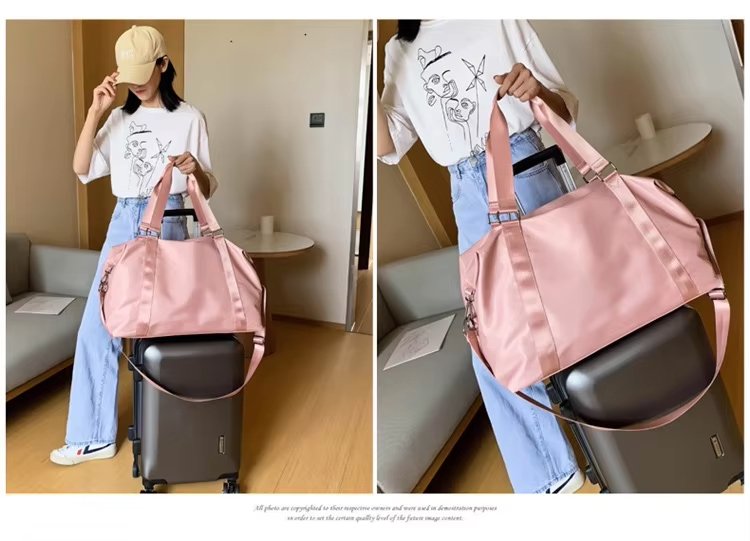 Waterproof Oxford Foldable Large Capacity Duffle Travel Gym Sport Bags Lightweight Overnight Weekend Tote Bag - product detail