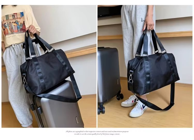 Waterproof Oxford Foldable Large Capacity Duffle Travel Gym Sport Bags Lightweight Overnight Weekend Tote Bag - product detail