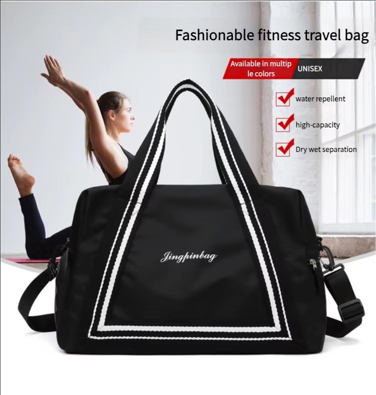 Large Capacity 'S Dry Wet Separate Gym Fitness Yoga Duffel Bag Overnight Weekend Handbag Travel Bags with Shoes Storage detail image
