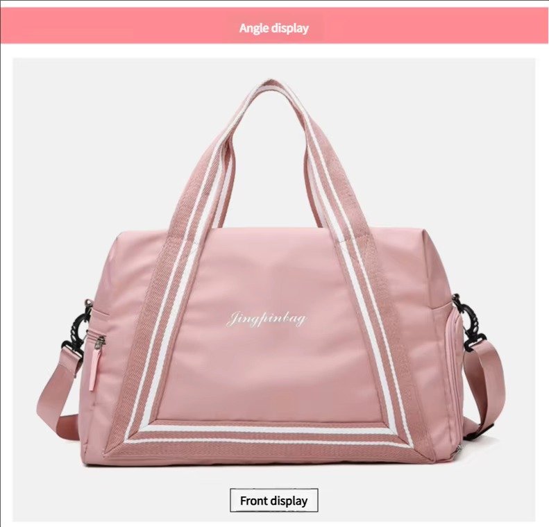 Large Capacity 'S Dry Wet Separate Gym Fitness Yoga Duffel Bag Overnight Weekend Handbag Travel Bags with Shoes Storage detail image