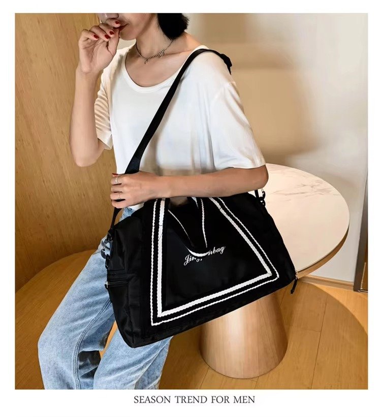 Large Capacity 'S Dry Wet Separate Gym Fitness Yoga Duffel Bag Overnight Weekend Handbag Travel Bags with Shoes Storage detail image