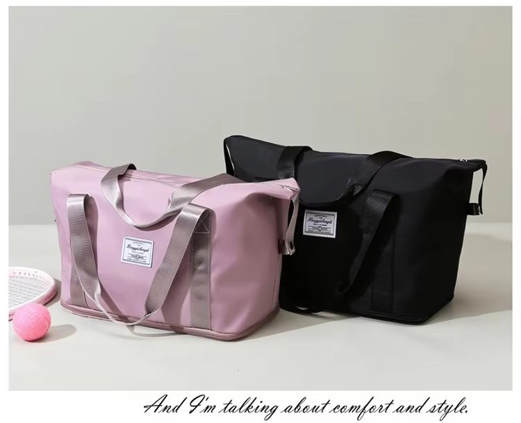 Oxford Waterproof Large Capacity Foldable Multi-function Gym Travel Tote Bag - product detail