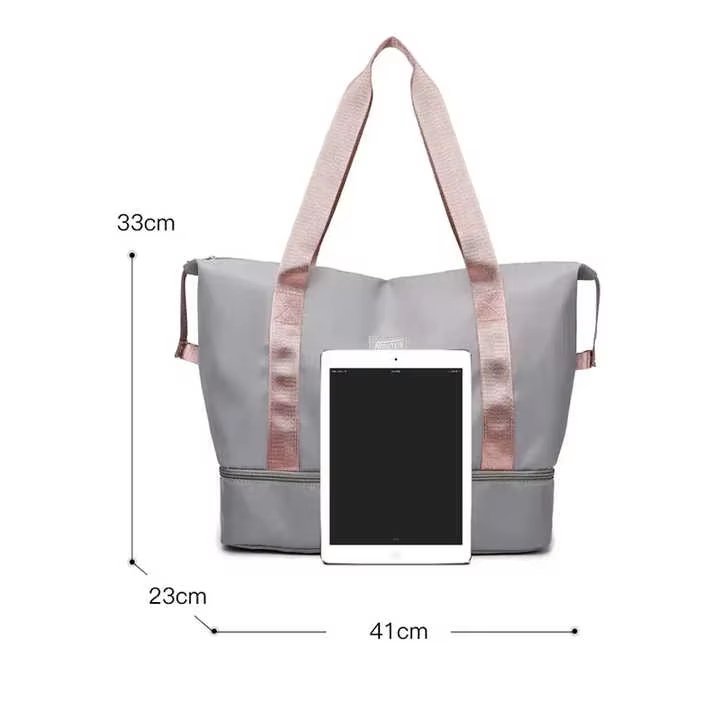 Lightweight Short Trip Travel Bag Tote Trolley Sleeve Multi-function Storage Gym Weekender Sports Handbag - product detail