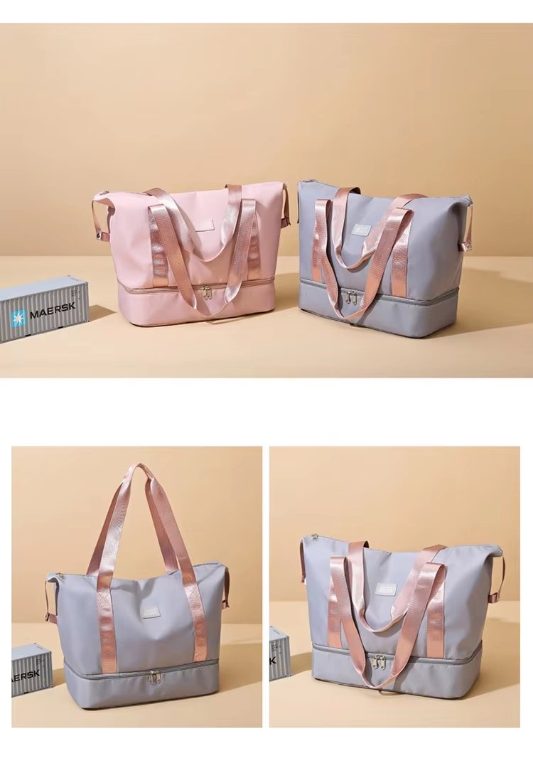Lightweight Short Trip Travel Bag Tote Trolley Sleeve Multi-function Storage Gym Weekender Sports Handbag - product detail