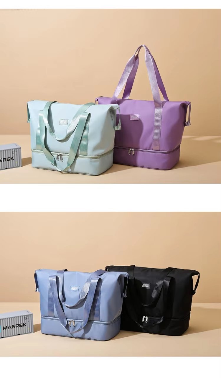 Lightweight Short Trip Travel Bag Tote Trolley Sleeve Multi-function Storage Gym Weekender Sports Handbag - product detail