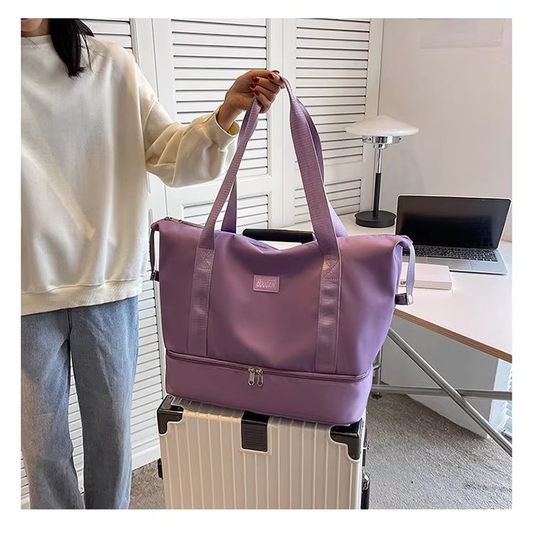 Lightweight Short Trip Travel Bag Tote Trolley Sleeve Multi-function Storage Gym Weekender Sports Handbag - product detail