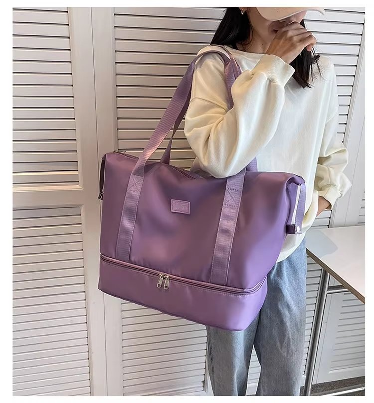 Lightweight Short Trip Travel Bag Tote Trolley Sleeve Multi-function Storage Gym Weekender Sports Handbag - product detail