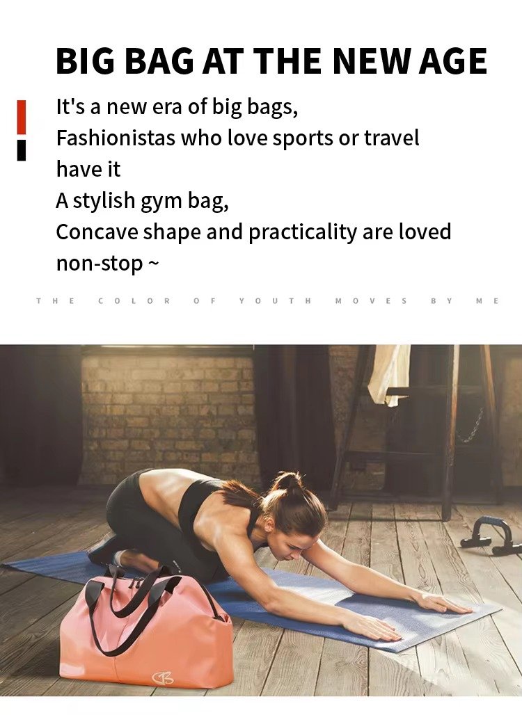 Travel Duffle Bag Large Capacity Fitness Gym Sports Bag Dry Wet Separation Crossbody Shoulder Handbag Luggage Bag detail image