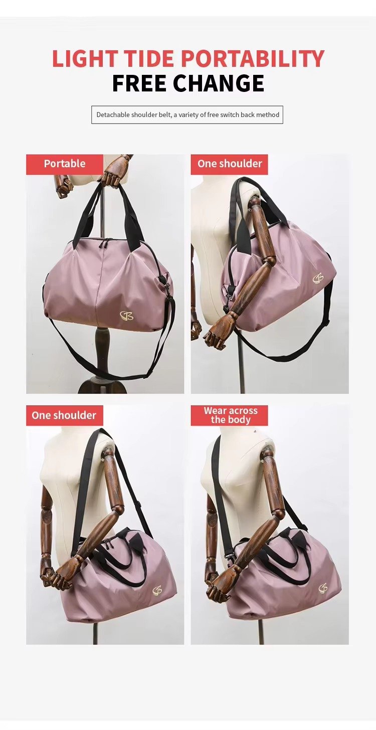 Travel Duffle Bag Large Capacity Fitness Gym Sports Bag Dry Wet Separation Crossbody Shoulder Handbag Luggage Bag detail image