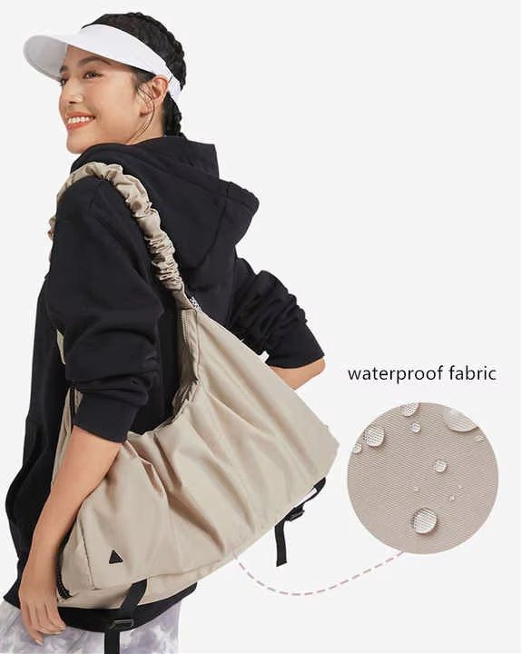 Ladies Sports Travel Gym Duffel Bag Waterproof Messenger Crossbody Tote Yoga Mat Carrier Bag Shoulder Handbag detail image
