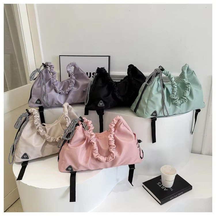 Ladies Sports Travel Gym Duffel Bag Waterproof Messenger Crossbody Tote Yoga Mat Carrier Bag Shoulder Handbag detail image
