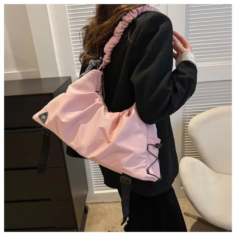 Ladies Sports Travel Gym Duffel Bag Waterproof Messenger Crossbody Tote Yoga Mat Carrier Bag Shoulder Handbag detail image