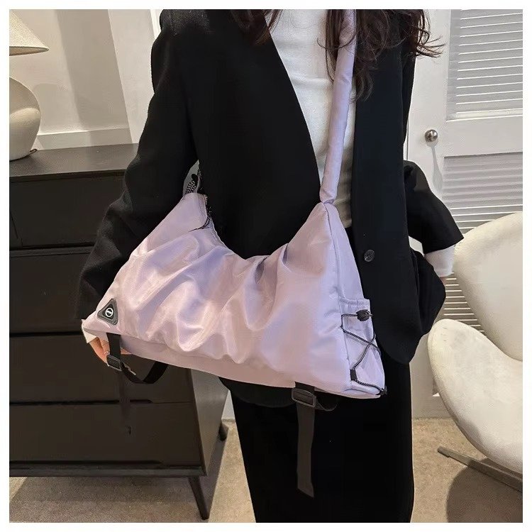 Ladies Sports Travel Gym Duffel Bag Waterproof Messenger Crossbody Tote Yoga Mat Carrier Bag Shoulder Handbag detail image