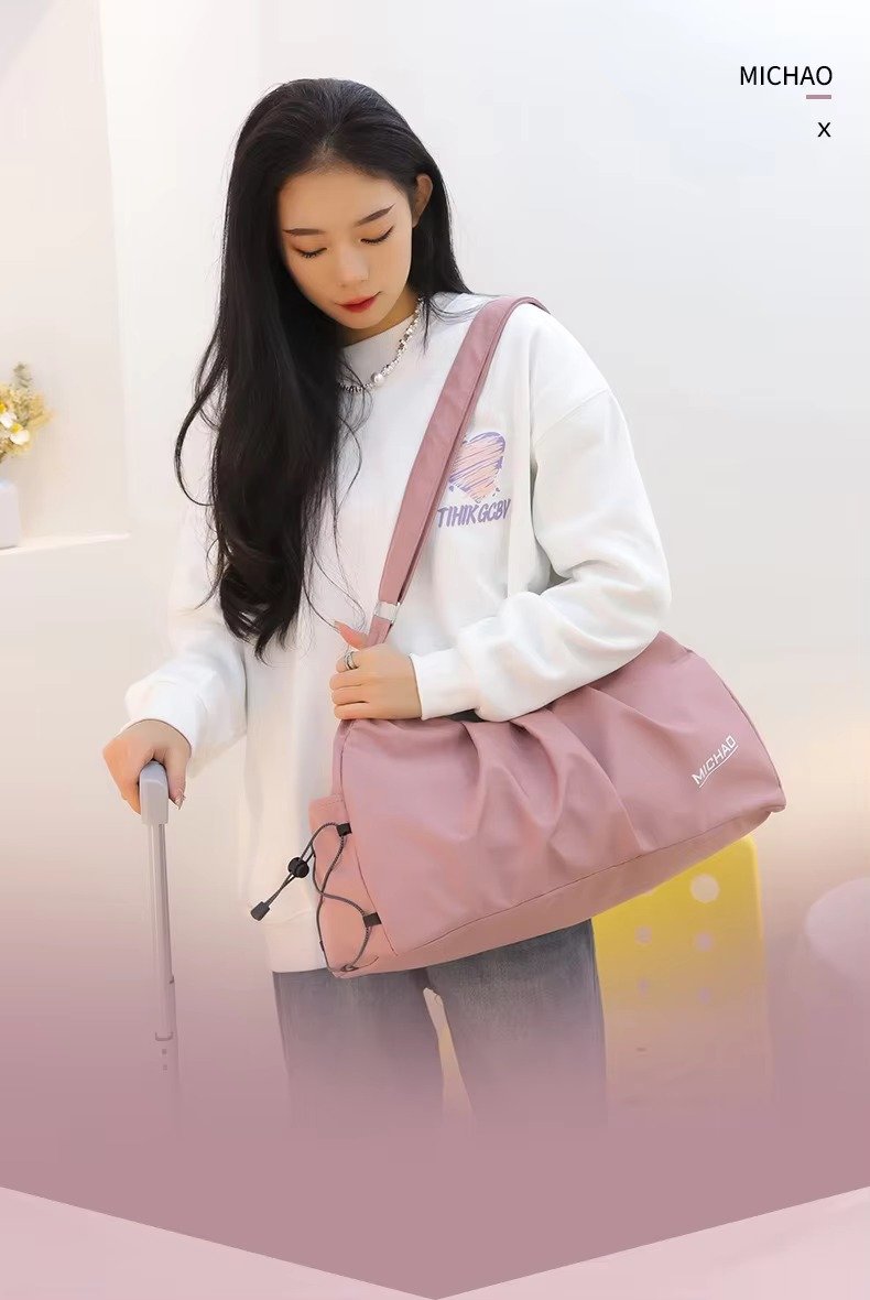 Design Single Shoulder Crossbody Gym Tote Bag High Capacity Travel Fitness Sports Duffel Bag detail image