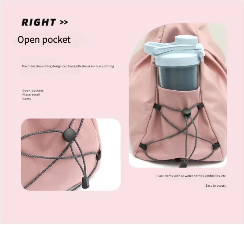 Design Single Shoulder Crossbody Gym Tote Bag High Capacity Travel Fitness Sports Duffel Bag detail image