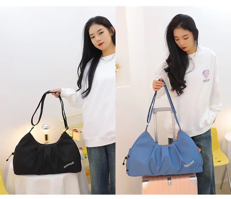 Design Single Shoulder Crossbody Gym Tote Bag High Capacity Travel Fitness Sports Duffel Bag detail image