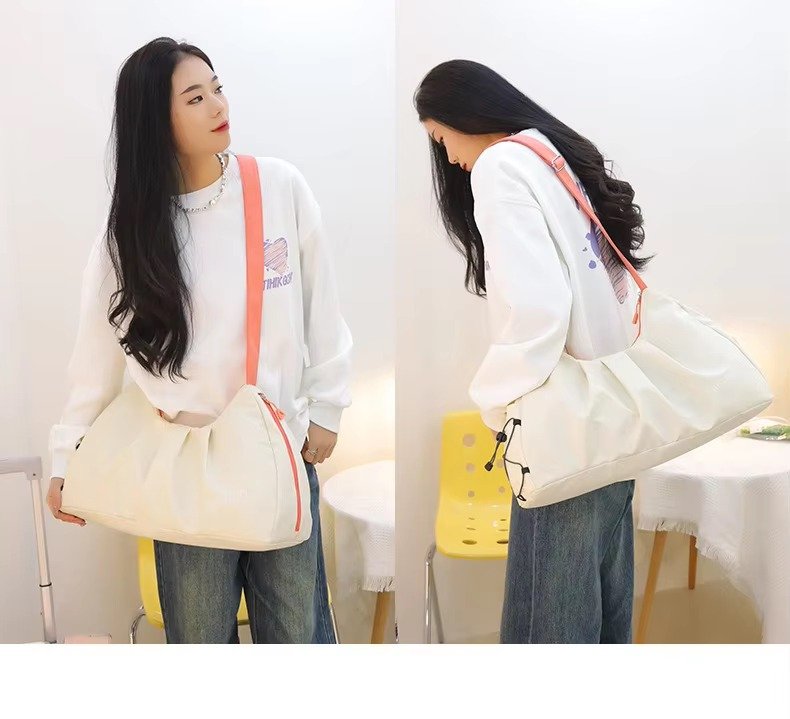 Design Single Shoulder Crossbody Gym Tote Bag High Capacity Travel Fitness Sports Duffel Bag detail image