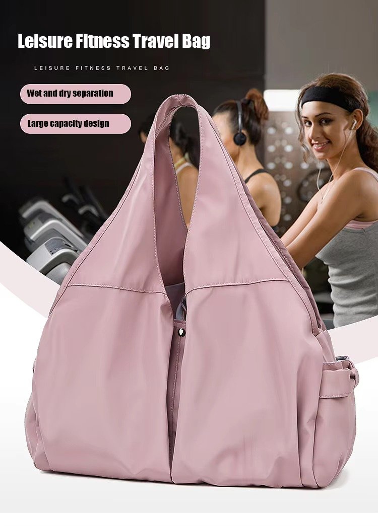 Style Short Trip Overnight Yoga Sport Bag Dry Wet Separation Fitness Bags Gym Luggage Travel Duffel Bag detail image
