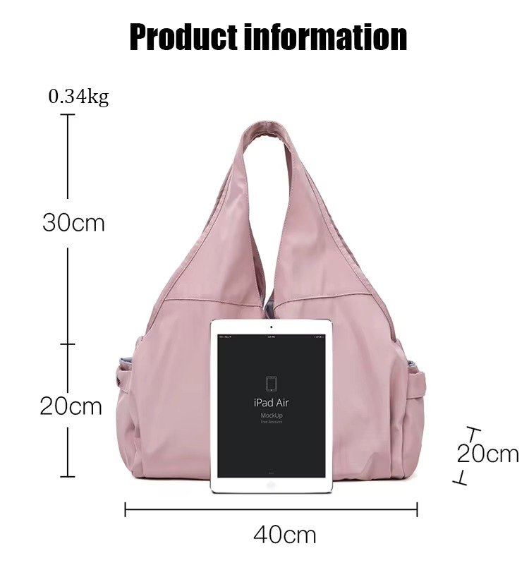 Style Short Trip Overnight Yoga Sport Bag Dry Wet Separation Fitness Bags Gym Luggage Travel Duffel Bag detail image