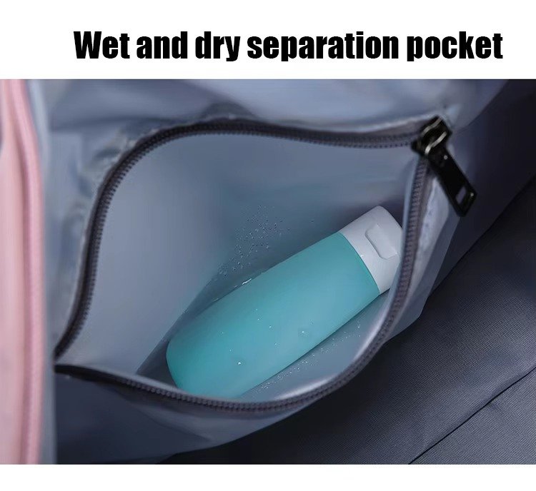 Style Short Trip Overnight Yoga Sport Bag Dry Wet Separation Fitness Bags Gym Luggage Travel Duffel Bag detail image