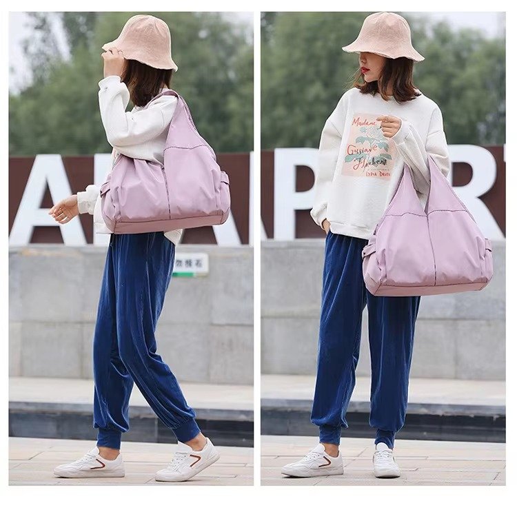 Style Short Trip Overnight Yoga Sport Bag Dry Wet Separation Fitness Bags Gym Luggage Travel Duffel Bag detail image