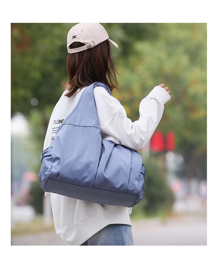 Style Short Trip Overnight Yoga Sport Bag Dry Wet Separation Fitness Bags Gym Luggage Travel Duffel Bag detail image